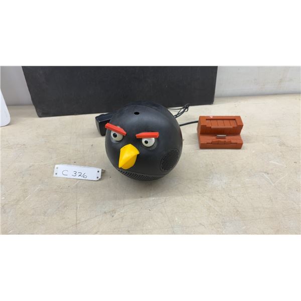 Gear4 Angry Birds Black Bird Speaker Dock with 30-pin iPod/iPhone Connector & Power Adapter