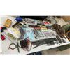 Image 1 : Ho Scale Model Railroad Lot: Track, Switches, Rolling Stock, Building Kits, Power Supply, Cork