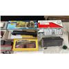 Image 4 : Ho Scale Model Railroad Lot: Track, Switches, Rolling Stock, Building Kits, Power Supply, Cork
