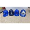 Image 4 : Collection of MLB Mini Batting Helmets (14), Various Teams, 2 Baseballs, Blue Jays Bank & Youth
