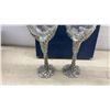 Image 6 : Seagull Pewter Collection: Wine Glasses, Marble Coasters Set, Jam Jar, Martini Glasses & Blue Dish