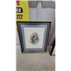 Image 2 : Framed Victorian Prints: Prince of Wales Portrait Pair & Romantic Scene Illustrations (3 Pcs)