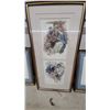 Image 4 : Framed Victorian Prints: Prince of Wales Portrait Pair & Romantic Scene Illustrations (3 Pcs)