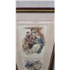 Image 5 : Framed Victorian Prints: Prince of Wales Portrait Pair & Romantic Scene Illustrations (3 Pcs)