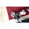 Image 3 : Yashica 8-EIII 8mm Movie Camera with Turret Lens, Leather Case, and Accessories and Polaroid Plus