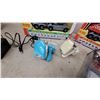 Image 3 : Matchbox Magna Wheels Sets (2), Red Toy Car, Karate Elvis Figure, Robot Dog Toys w/Charger