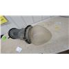 Image 5 : Antique Jandus Arc Lamp with Frosted Glass Globe, Cast Metal Body 29 "Long