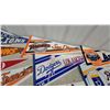 Image 3 : Vintage Sports Pennant Collection - MLB & NFL Teams Including Mets, Cubs, Dodgers, Browns, Lions