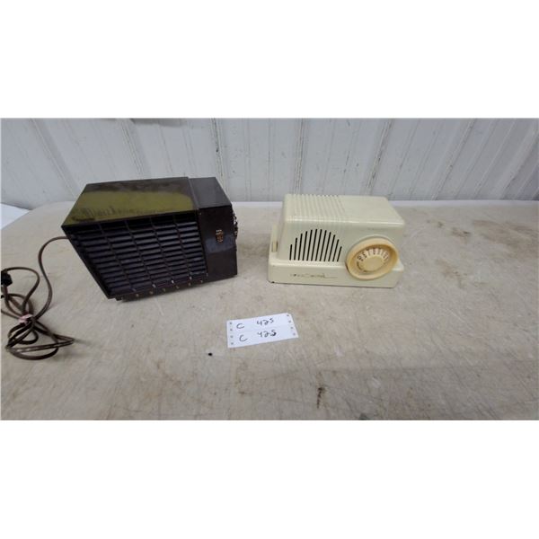 Crosley and G.E Vintage Tube Radios, Lot of 2