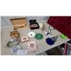 Image 1 : Glo-Hill Bar Set, Measure-Maid Cocktail Set, Sauza Tequila Tray, Ashtrays, Pink Elephants Guides