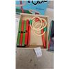Image 5 : Ring Toss Indoor/Outdoor Game & Mechanical Mother Hen Target Game - Vintage Lot