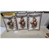 Image 1 : Favor Industries Copper-Tone Sailing Ship Wall Plaques, Set of 3, Winnipeg Canadan.O.S. in Package