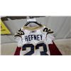 Image 5 : Reebok CFL Winnipeg Blue Bombers #23 Hefney Game Jersey, Size 44, 2008 Season