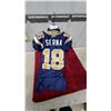 Image 6 : Winnipeg Blue Bombers CFL #18 Reebok Football Jersey Size 44 2008 Game Worn