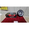 Image 1 : Welly 1:18 1964-1/2 Ford Mustang Convertible Diecast Model (Red) & Tire Wall Clock Diameter 10"