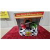 Image 2 : M&M's Rock'n Roll Cafe Candy Dispenser with Red & Green Characters, Original Box