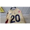 Image 2 : Reebok CFL Winnipeg Blue Bombers #20 Shabazz Gold Jersey, Size Xl