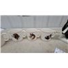 Image 6 : Set of 6 English Ceramic Dog Breed Mugs with 2 Scottish Terrier Figurine Bookends Collector Plate