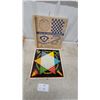 Image 1 : Gotham Pressed Steel Big 4 Chest of Games G-525 Chinese Checkers Baseball Auto Race Checkers