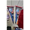 Image 2 : New York Rangers Memorabilia Lot: Pennants, 1994 Stanley Cup Champions Flags, Hockey Player Figures