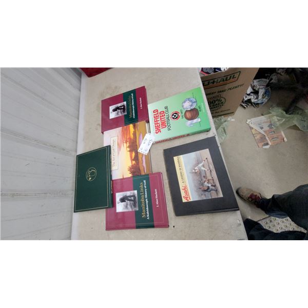 Collection of 6 Sports Books - Manitoba Links, Masters 2003, Art of Golf Desgn, and More