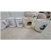 Image 2 : Collection of 14 Promotional Ceramic Mugs Including SAUS, Cabela's, Finning, TimeOut & Indiana Jone