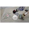 Image 2 : Krups Blender, Assorted Glassware, Ashtrays, Golf Balls, Decorative Plate, Playing Cards, Duck Cig.