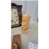 Image 6 : Clocks, Wood Carvings by Silvio Coppola, German Cuckoo Clock, Carving Set, Decorative Items Lot
