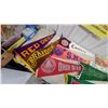 Image 2 : Vintage Felt Pennant Collection - Universities & Locations Including Ohio State, SMU, Brandon, Kelo