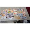 Image 1 : Vintage MLB Baseball Team Logo Decals/Stickers Collection - Various Teams, Approx. 40 and More