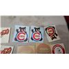 Image 2 : Vintage MLB Baseball Team Logo Decals/Stickers Collection - Various Teams, Approx. 40 and More