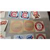 Image 3 : Vintage MLB Baseball Team Logo Decals/Stickers Collection - Various Teams, Approx. 40 and More