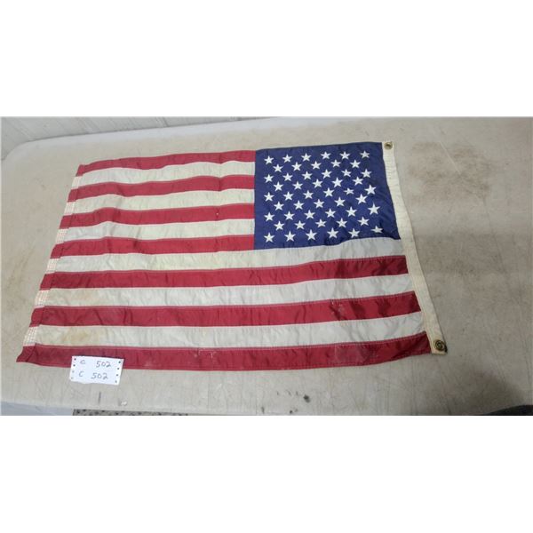 Annin Nyl-Glo 50-Star American Flag 22 x 36" & Centinal Flag, Nylon with Grommets 36 x 72"