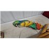 Image 4 : Elephant Figurines, Bookends Bamboo Wind Chime, and Painted Wooden Parrot Decoration