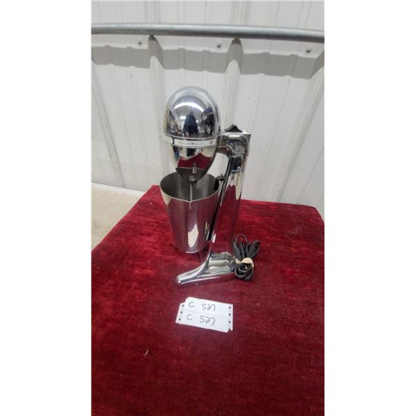 Hamilton Beach DrinkMaster Classic Chrome Milkshake Drink Mixer with Stainless Steel Cup