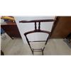 Image 2 : Wooden Valet Stand with Coat Hanger, Trouser Bar, and Shoe Rack Base