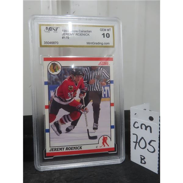 Graded Jeremy Roenick Rookie Card