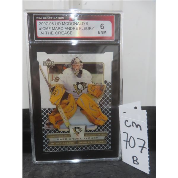 Graded Marc-Andre Fleury Card