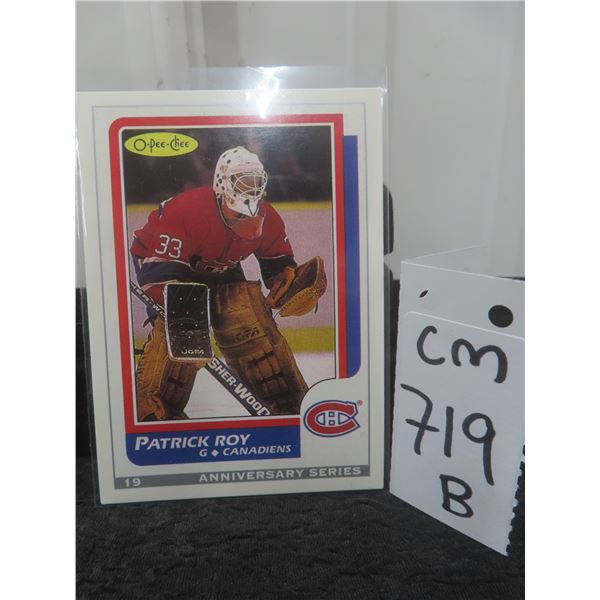 Patrick Roy Montreal Canadiens Card