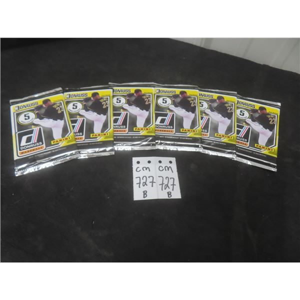 6 Packs 2024 Donruss Baseball
