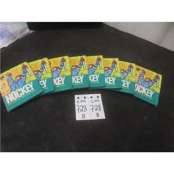 8 Packs 1990-91 O-Pee-Chee Hockey