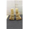 Image 7 : Onyx Aztec/Mayan Bookends Pair & 2 Fire-King, 1 Anchor Kimberly Green Ombre Mugs