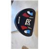 Image 7 : RAM Golf Stand Bag with Clubs, Headcovers (1, 3, 3H, 4H), Black/Gray/Red
