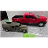 Image 1 : Hubley 9.5" Bell Telephone Truck, Buddy L 15" Ford F150 Truck