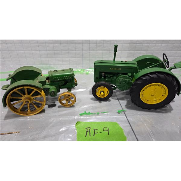John Deere "D" Diecast 1/6th Scale Tractor, Vintage John Deere Steel Wheel Tractor