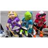 Image 2 : Set of 4 NHL 10" Muppets, Miss Piggy, Animal, Kermit, Fozzie