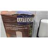 Image 2 : Lutec Outdoor LED Light Fixture with Dusk to Dawn Sensor, 3" x 10"
