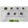 Image 1 : 1884 CDN Large Penny, Small Pennies 1921, 1928, 1929, 1932, 1933, 1936