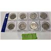 Image 1 : Eight Canada Dollars, 1968, 1969, 1970, 1971, 1972, 1973, 1974, 1975