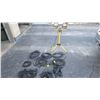 Image 1 : Approx 25 Lbs Misc Wire, Cords, Cable, Double Halogen Work Light/Stand